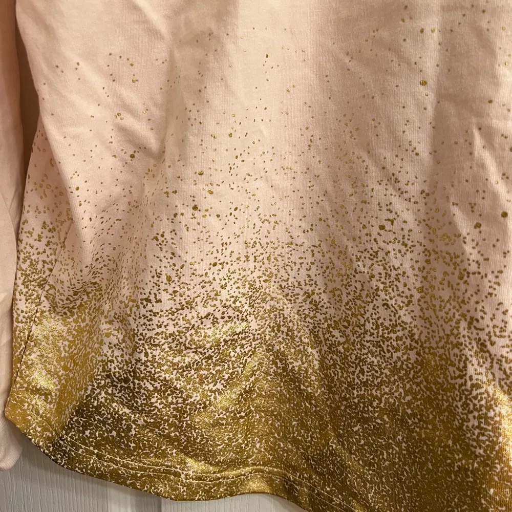 Disney Golden Logo Dip Dye Ombre Spirit Jersey - size L - Image 3