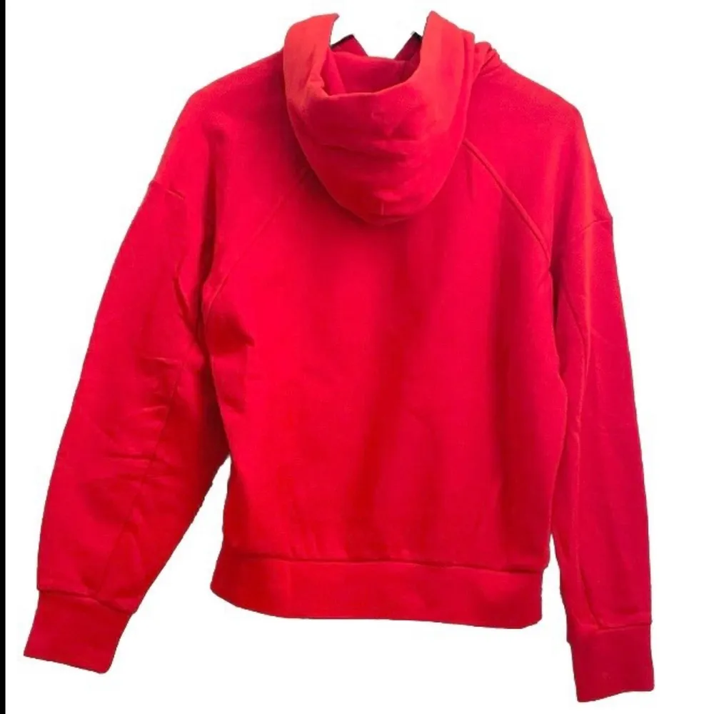 RAG & BONE Battle Red City Terry Organic Cotton Hoodie Sweatshirt Size S - Image 5