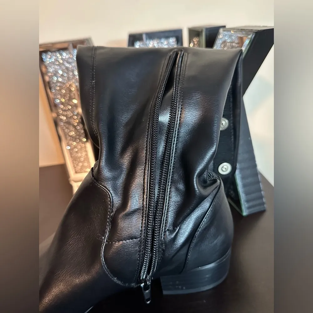 Nine West Black Tall/Knee High Boots - Image 7