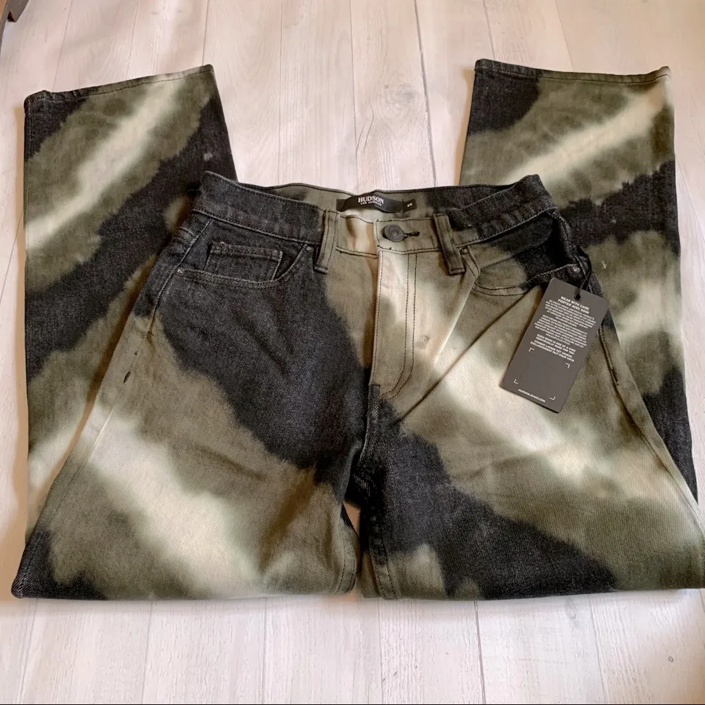 Hudson Tie Dye Army Mid-Rise Jeans - Image 8
