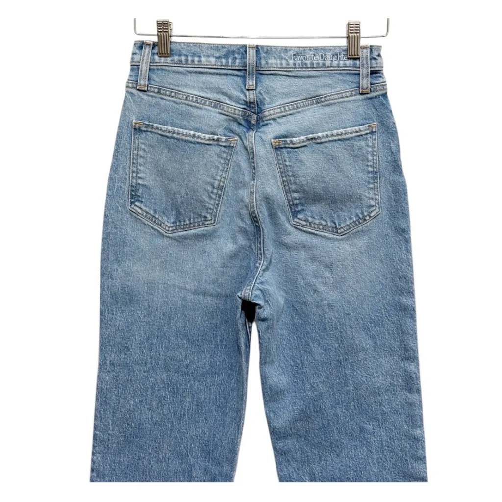 Favorite Daughter The Valentina High Waist Straight Leg Jeans Size 25 Blue - Image 5