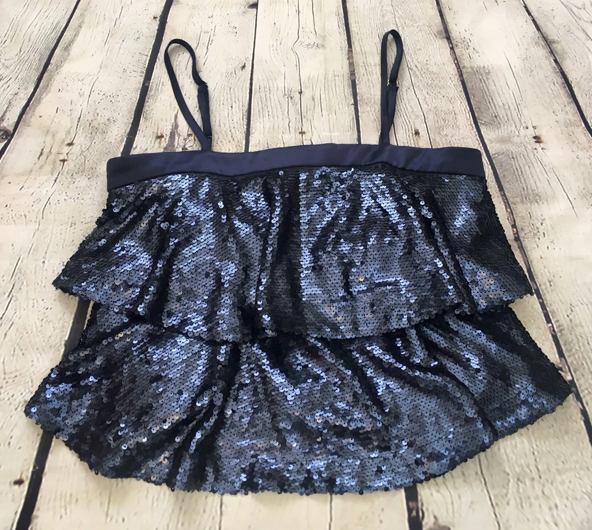 Navy Sequin Top - Image 5