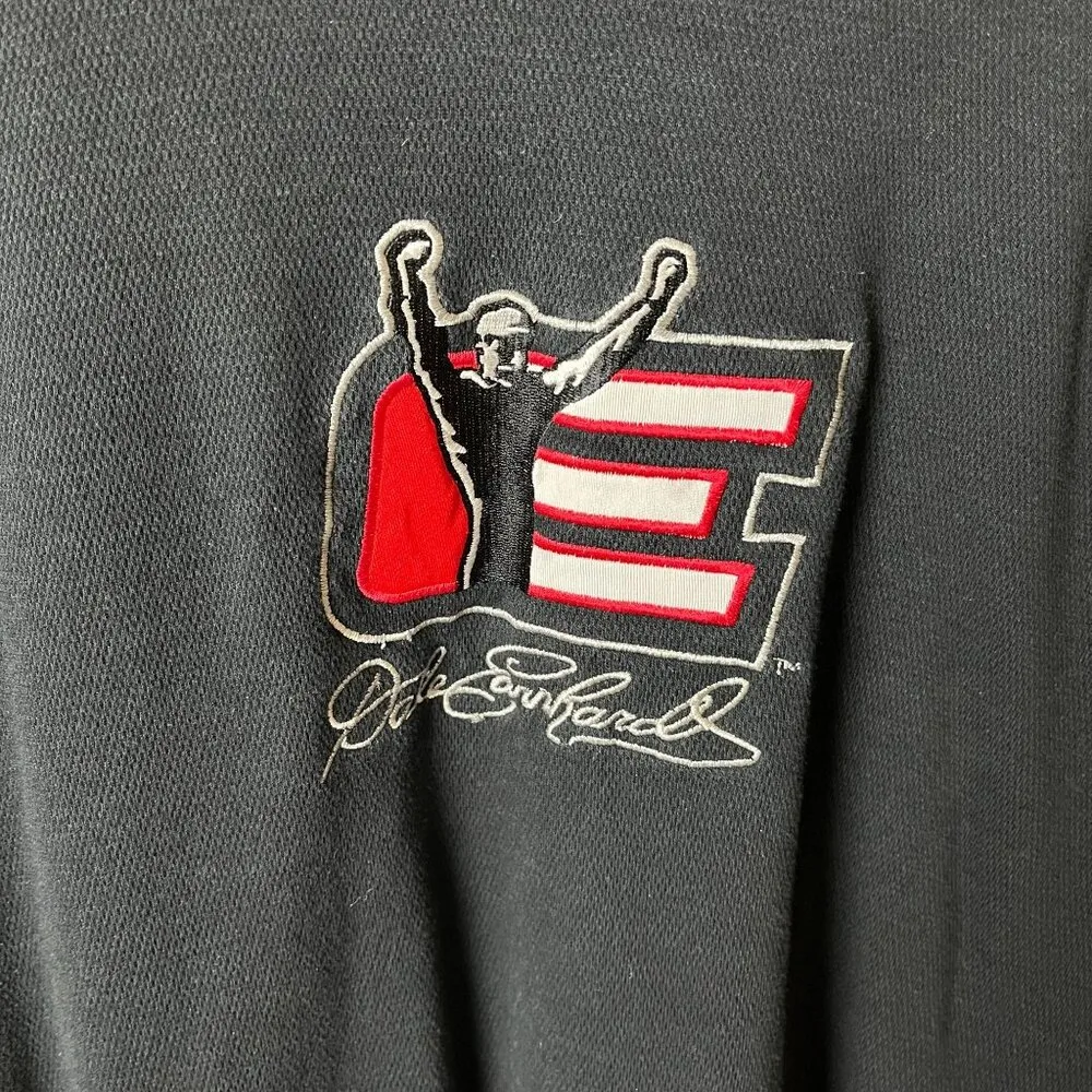 Dale Earnhardt Winner's Circle Long Sleeve NASCAR Shirt XL Vintage Unisex Fit Red - Image 5