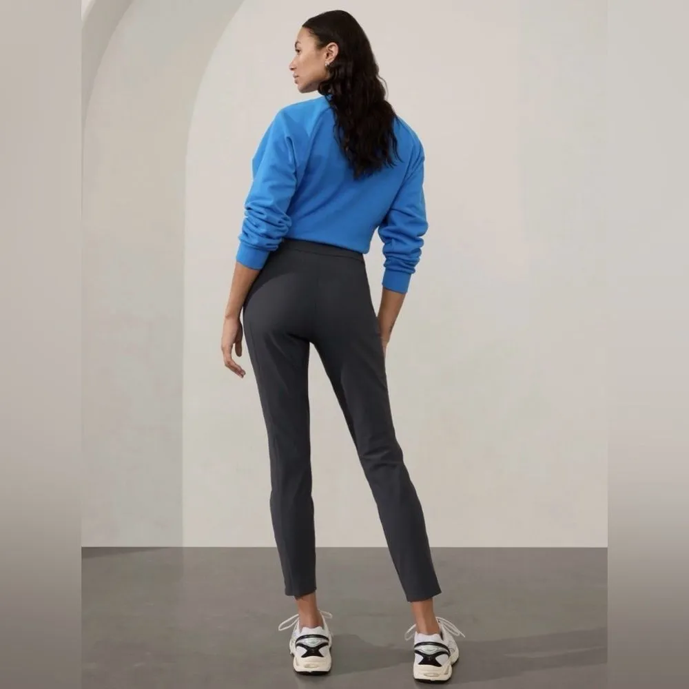 NEW Athleta Stellar Mid Rise Slim Pant Tight in Black Sand 410508 Size M Tall - Image 5