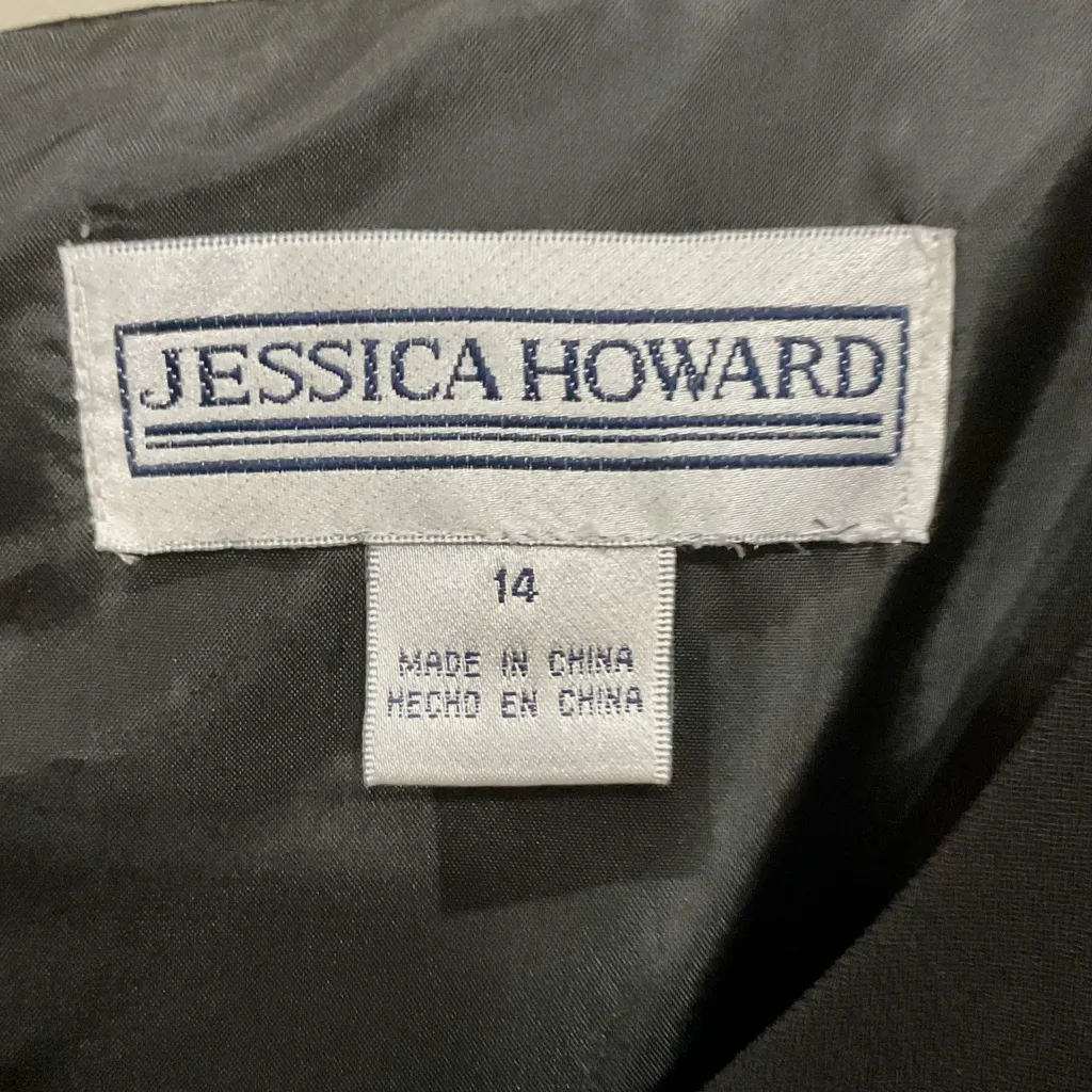 Black Vintage Dress Holly Golightly Breakfast at Tiffany’s Costume Sz 14 LBD - Image 2