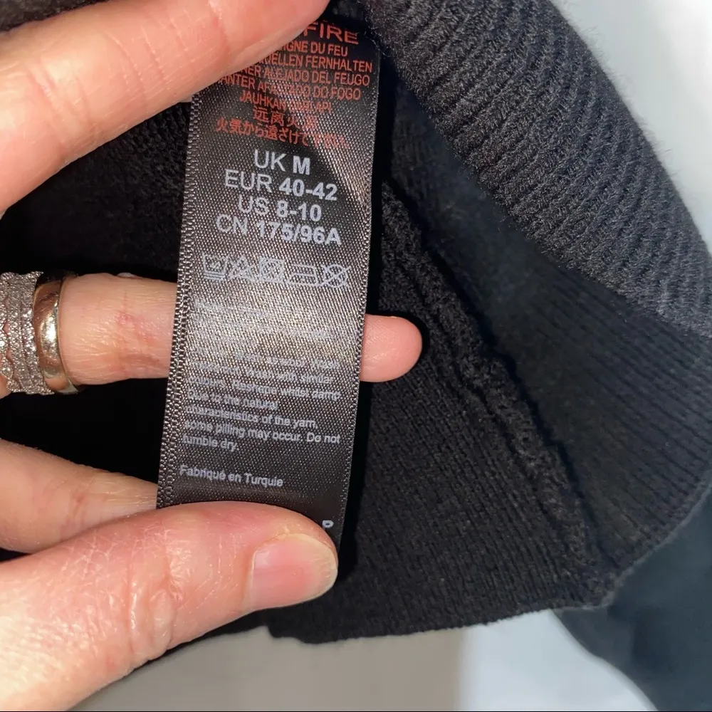 Black Ruffle Sweater - Image 7