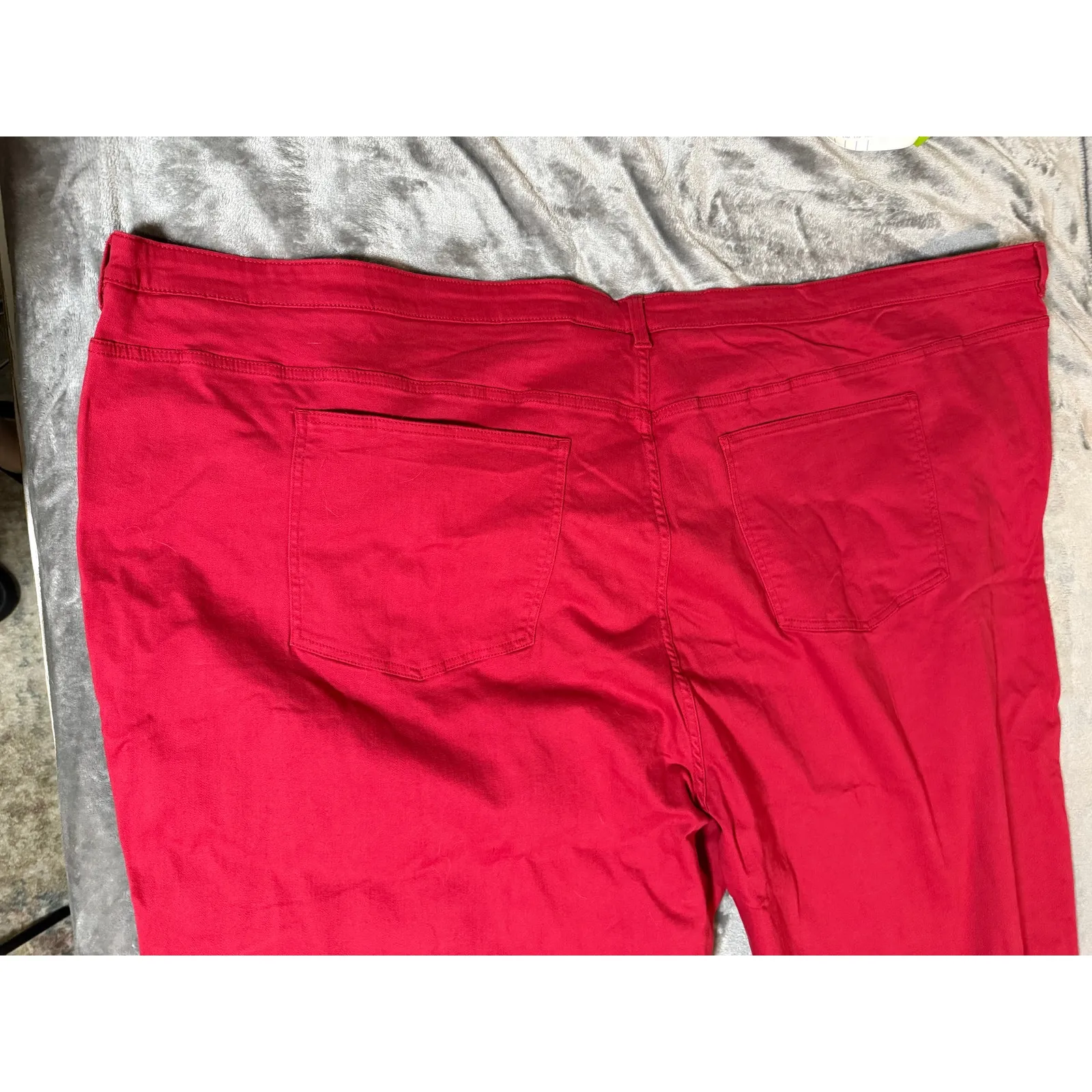 NWT Universal Standard Red Seine High Rise Skinny Jeans 27” Scooter Size 40 - Image 6