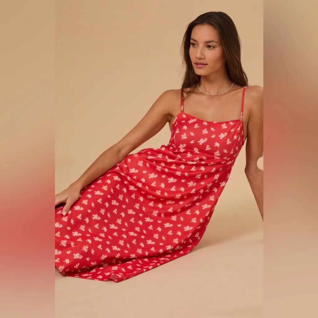 NWT Altar’d State Poppy Floral Midi Dress XXSmall - Image 3