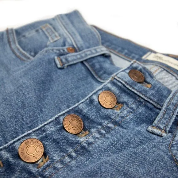 NEW‎ Madewell Mid-rise Skinny Crop Jeans dewey was, 26 - Image 6