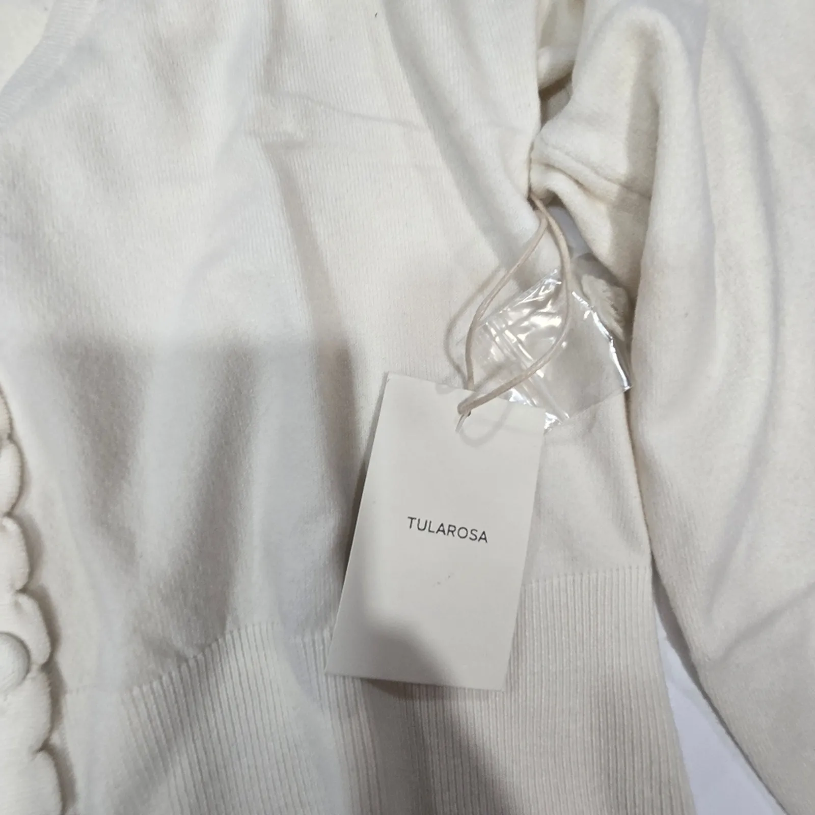 Tularosa Lolita Cardigan in Ivory XS - Image 5