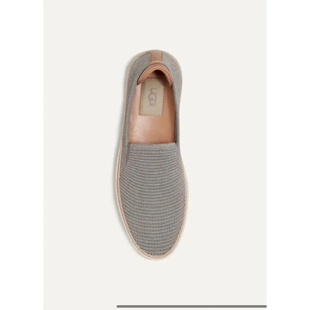 Ugg Sammy grey metallic loafer flats size 9.5 - Image 14