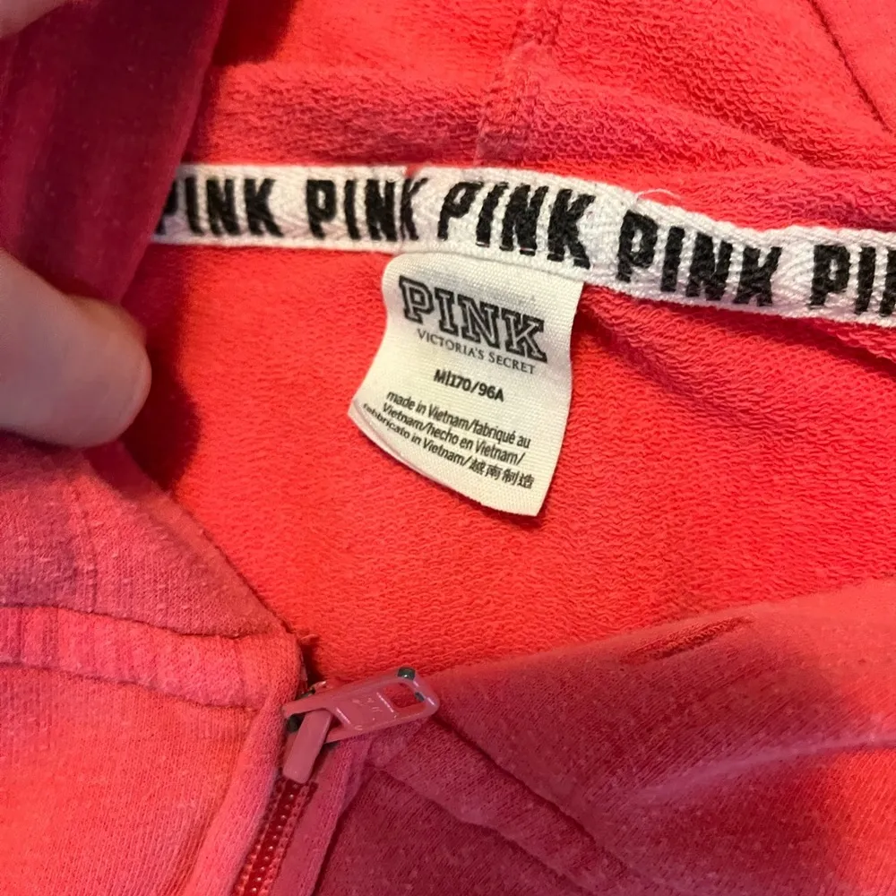 Victoria’s Secret pink zip up size medium - Image 3