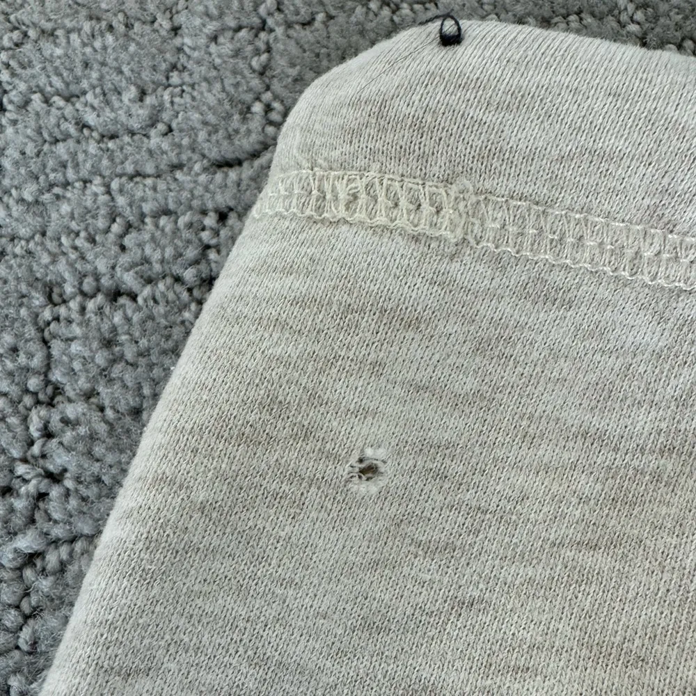 Abercrombie & Fitch Grey Logo Sweatpants with Tie Waistband - Image 6