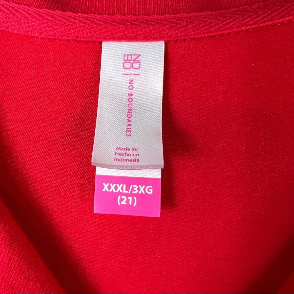 No Boundaries XXXL(21) Red Short Sleeve 1 Pocket Polo - Image 6