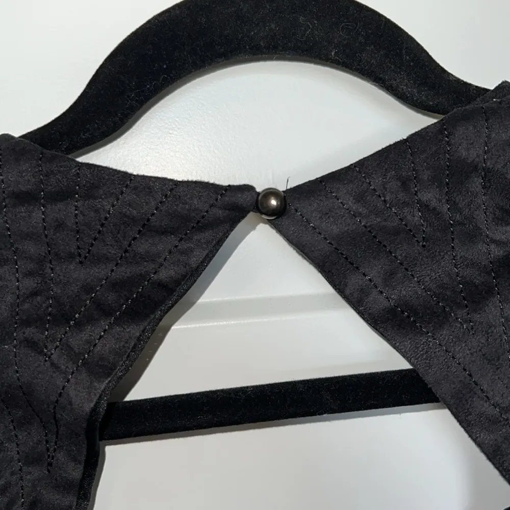 Shrug Shoulder Black Dress - Image 4