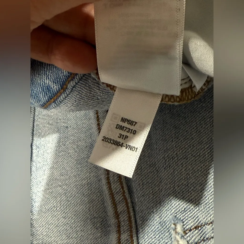 Madewell Women's The Curvy Perfect Vintave Wide-Leg Crop Jeans Light Wash 31P - Image 9