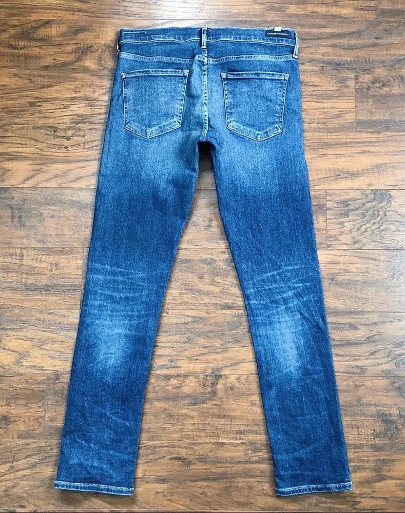 CoH • Agnes mid-rise slim straight jeans Euclid wash medium denim - Image 8