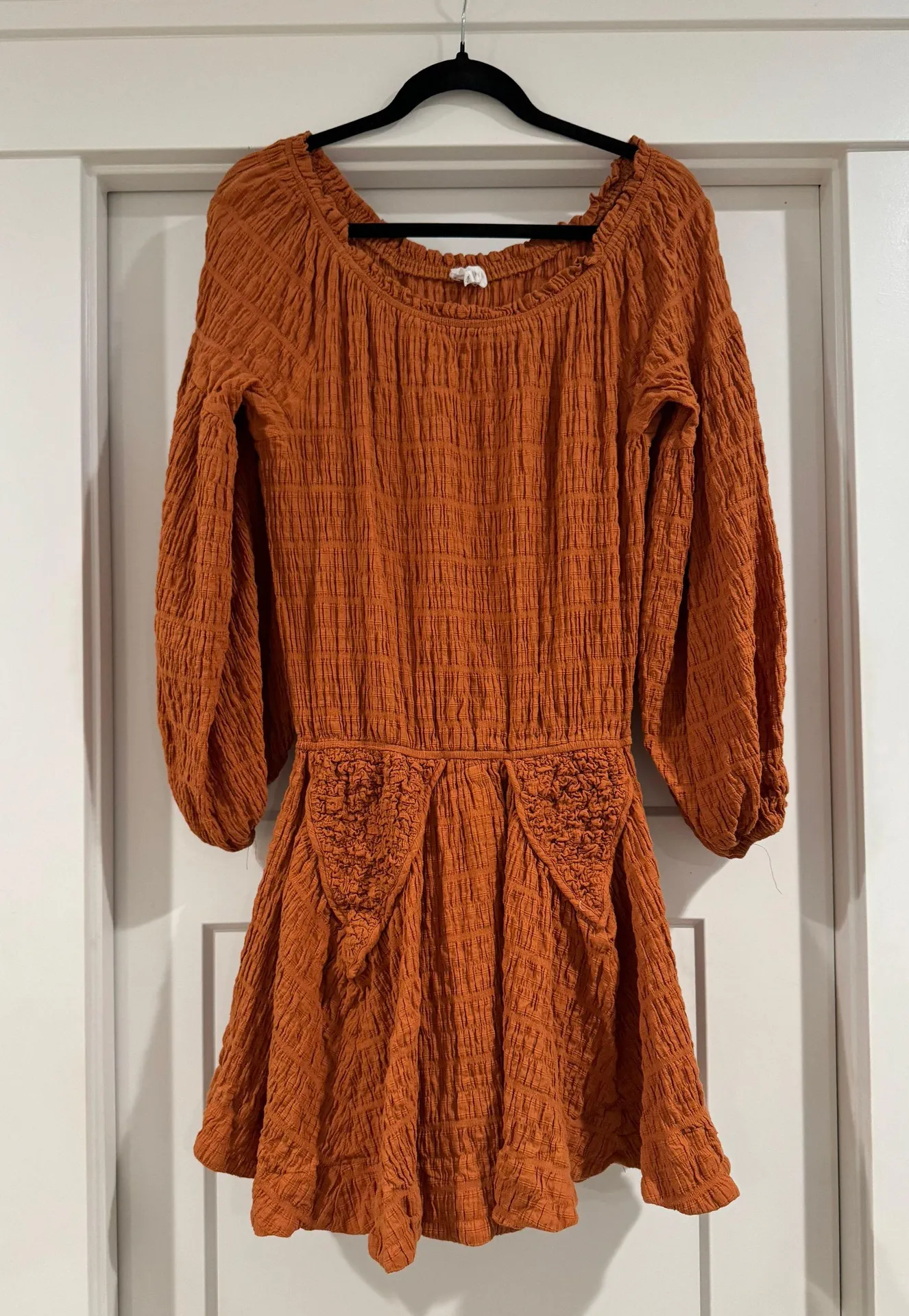 Smocked Mini Dress - Image 3