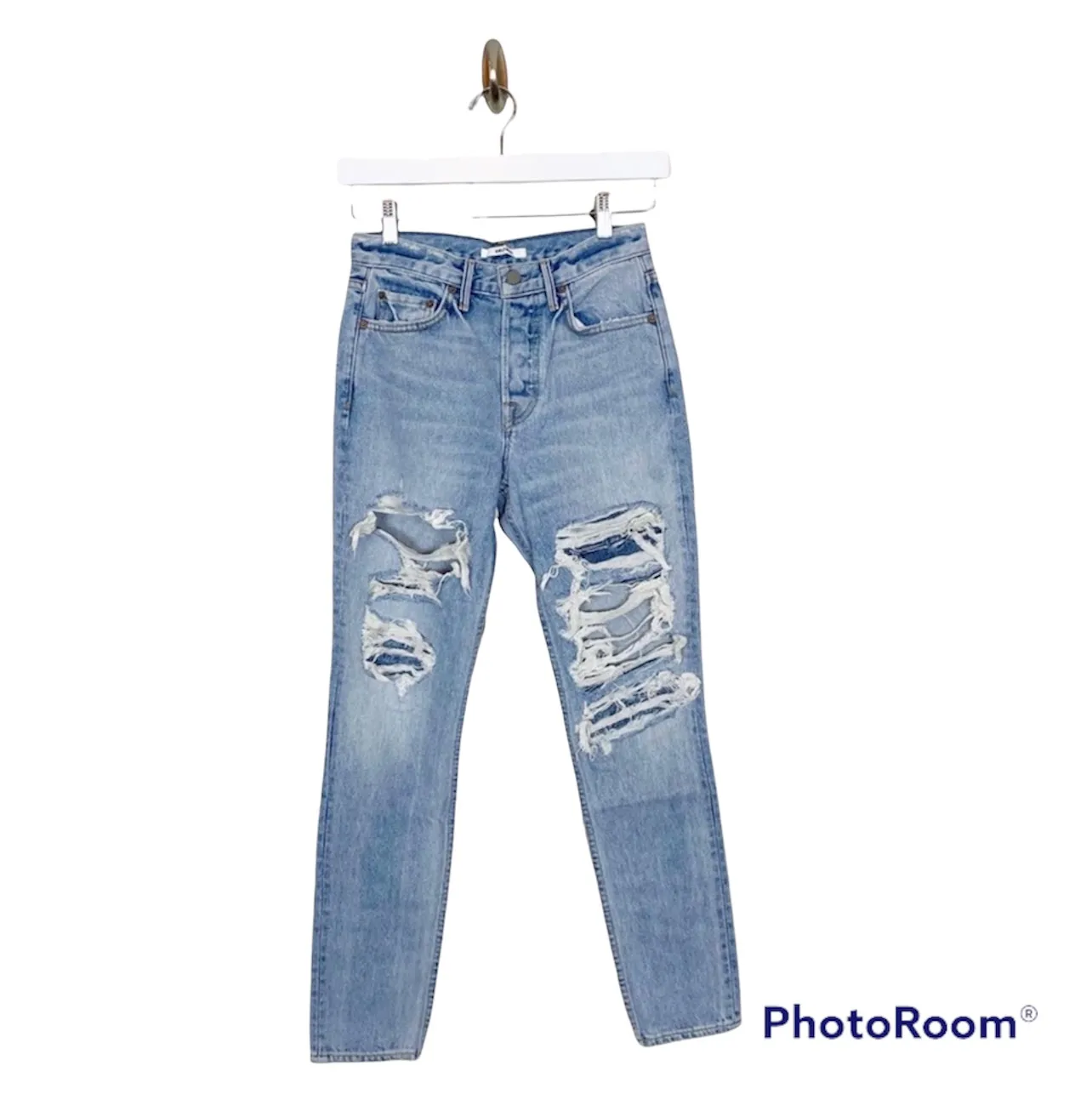 NWT GRLFRND x  Karolina High-Rise E Street Distressed Skinny Jean - Image 4