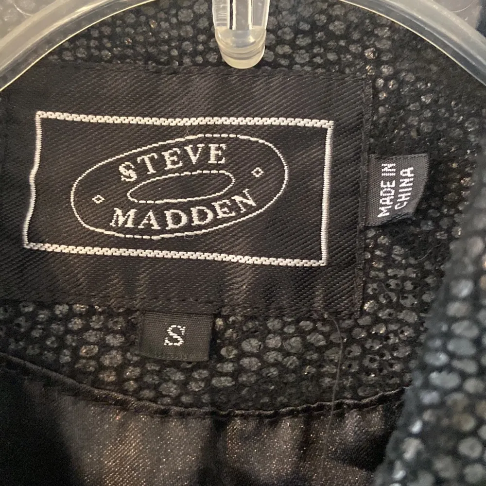 Steve Madden Genuine Leather Jacket size S excellent condition - Image 2
