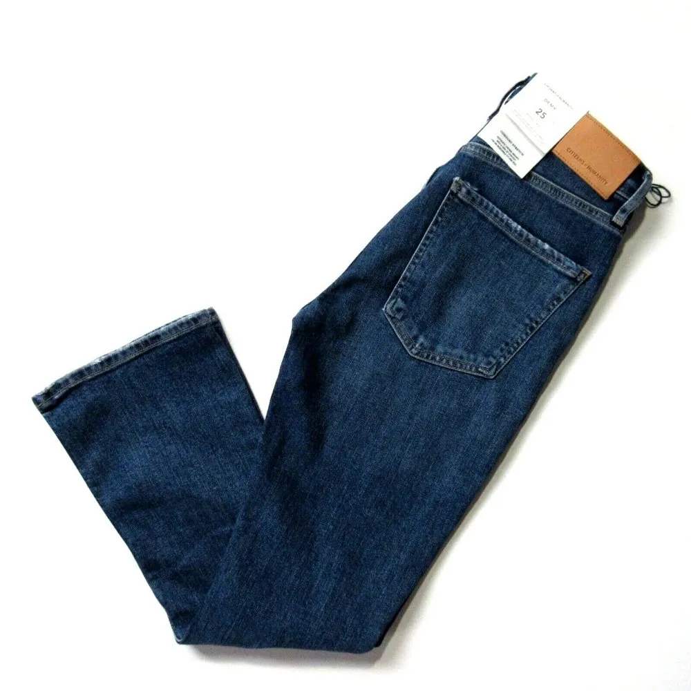 NWT Citizens of Humanity Demy in Distressed Tempo Cropped Flare Stretch Jeans 25 - Image 6