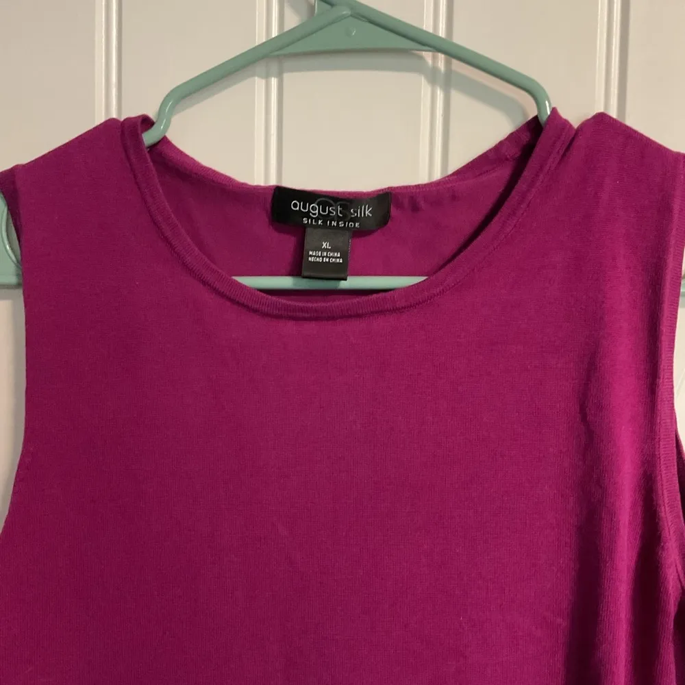 August Silk Magenta Tank Top - Image 2