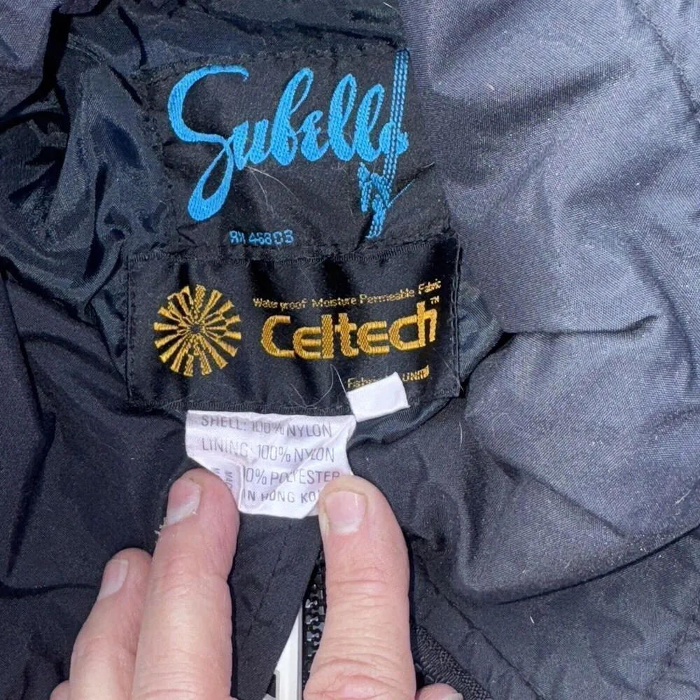 Vintage Couloir Ski Suit Snowsuit Apres Women's 40 Large Blue Size undefined - Image 7