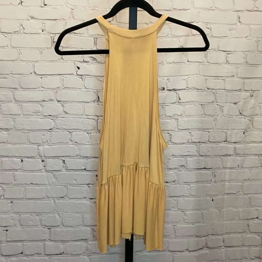 Kimchi Blue Urban Outfitters Moonchild Babydoll Tank Top Golden - Image 5