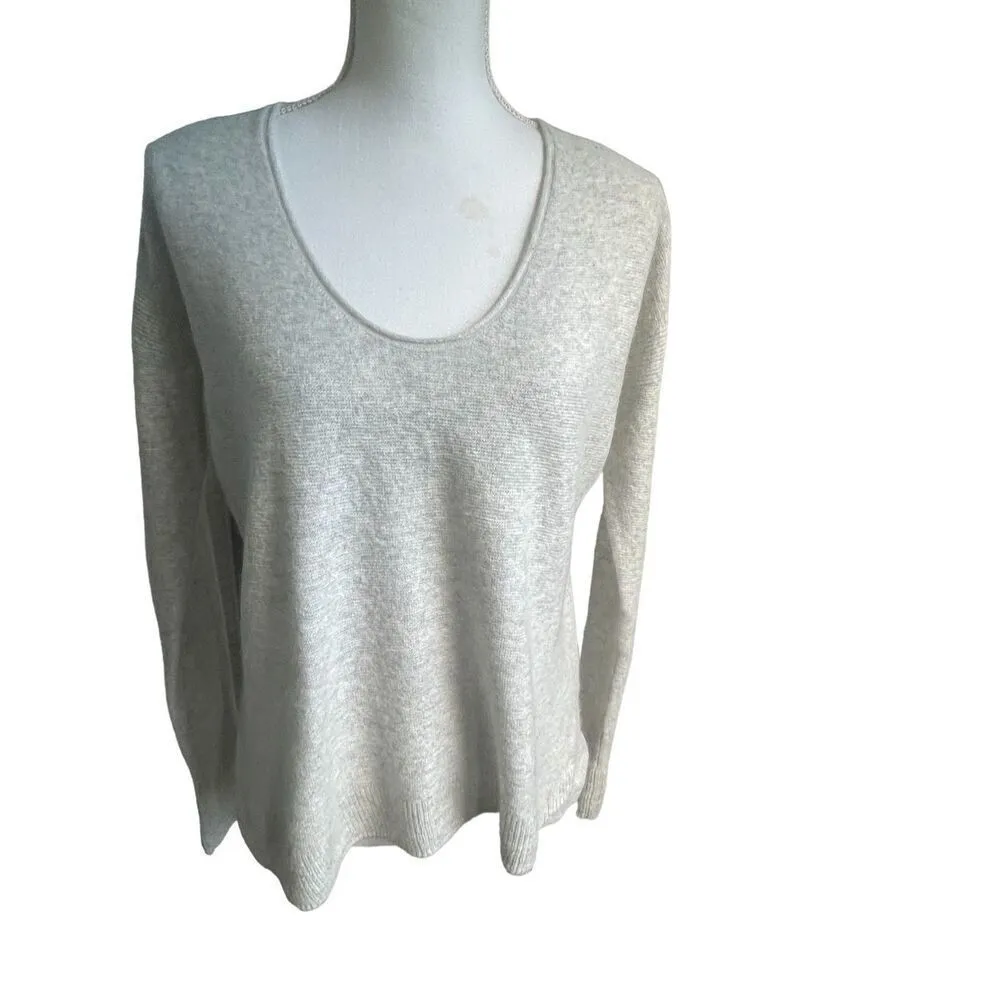 Madewell  Women’s Kimball Sweater Pullover Gray Fog Size M - Image 5