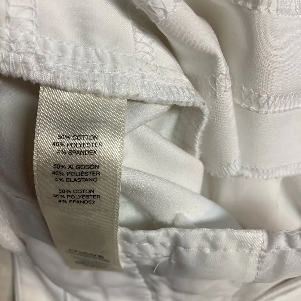 CHICO’S,Women’s Pants,So Slimming, White‎ - Image 4