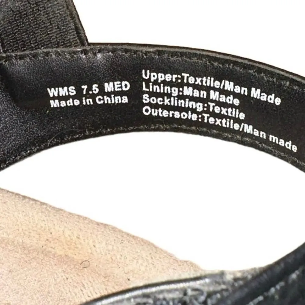 Croft & Barrow Peg Black Sandals - Image 7