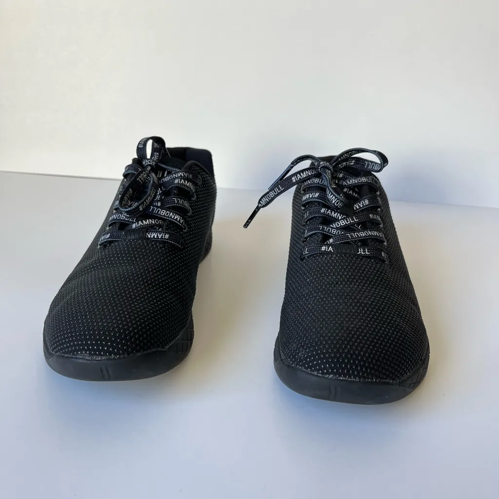 NOBULL Outwork Workout Trainers Sneakers All Black Logo Laces Size Women’s 8.5 - Image 3