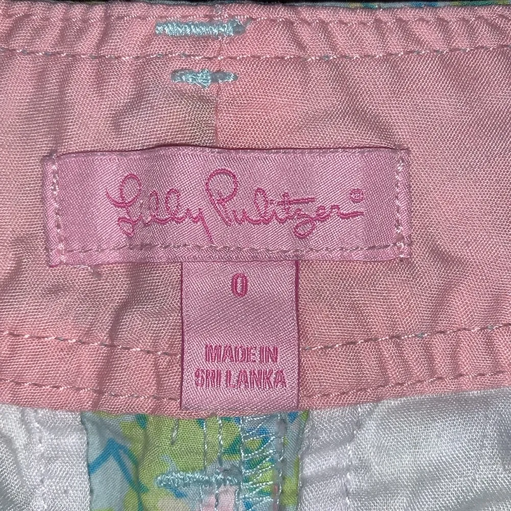 Lilly Pulitzer Callahan Shorts Hops and Pops Holy Grail Print Rare Size 0 - Image 9