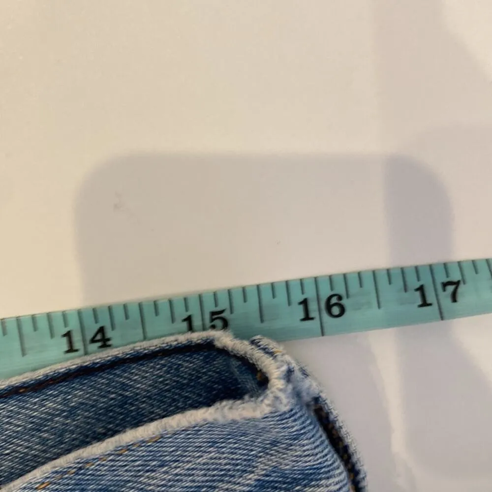 L.L. Bean Original Fit Natural Light Blue Straight Leg Denim Jeans Sz 16 M/T - Image 11