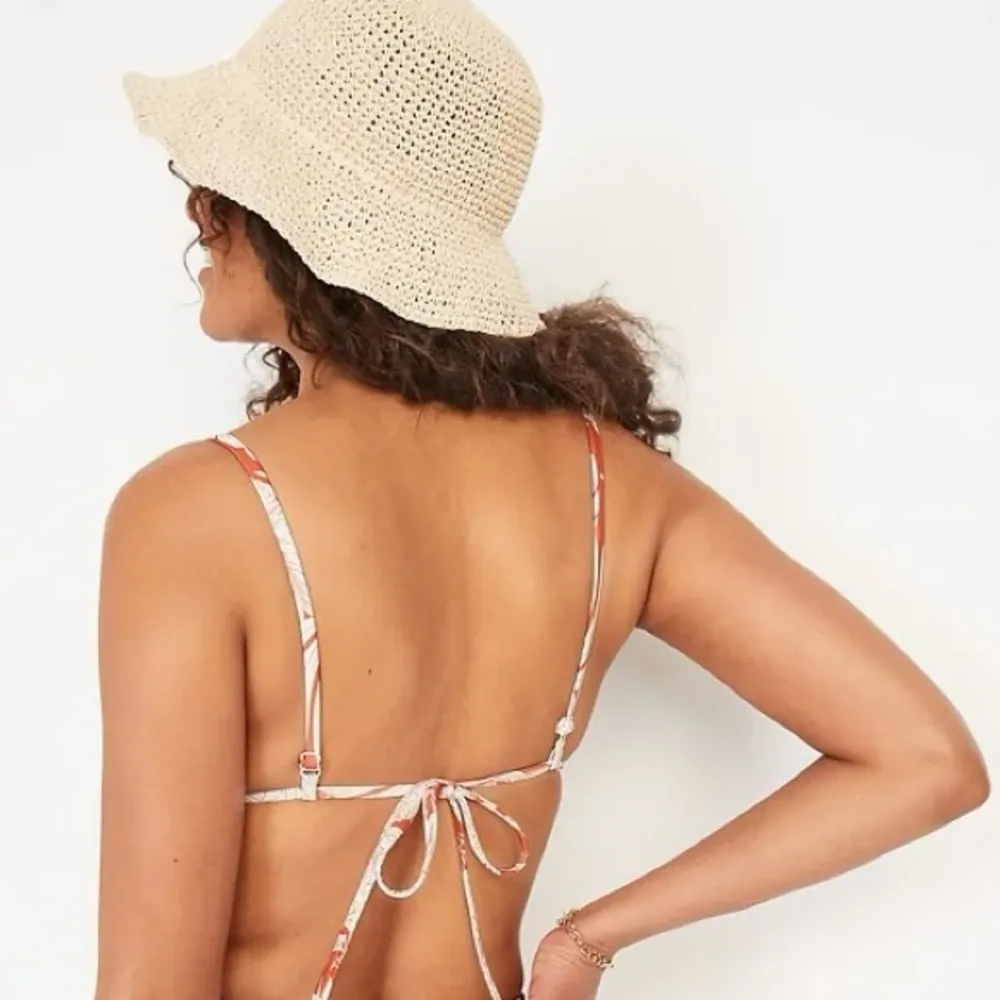 NEW Old Navy Pineapple Floral Halter Swim Top Summer Beach Vacation Size XXL - Image 4