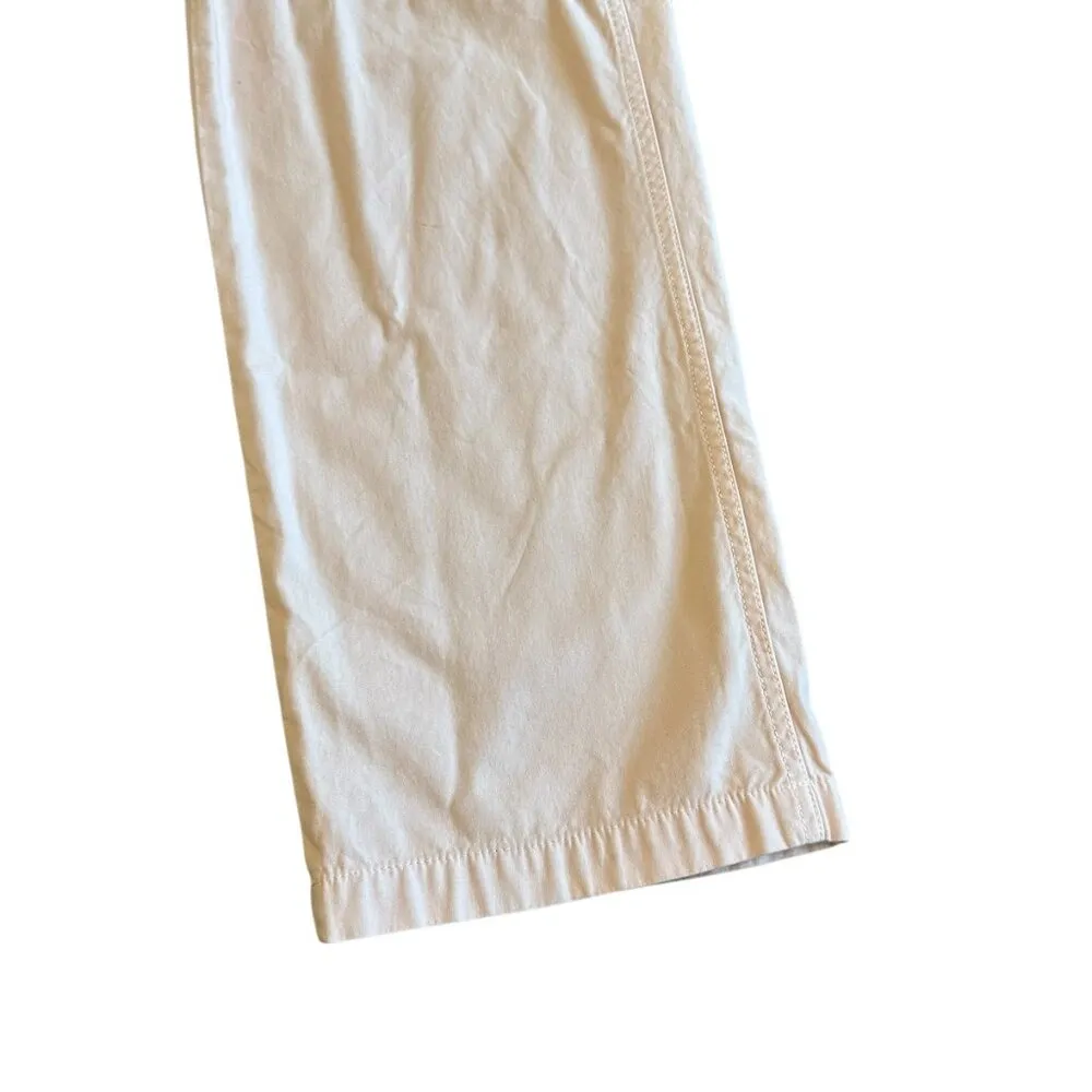 Madewell Garment Dyed Low Slung Straight Cargo Pants Pocket Pink Size 27 Women's - Image 5