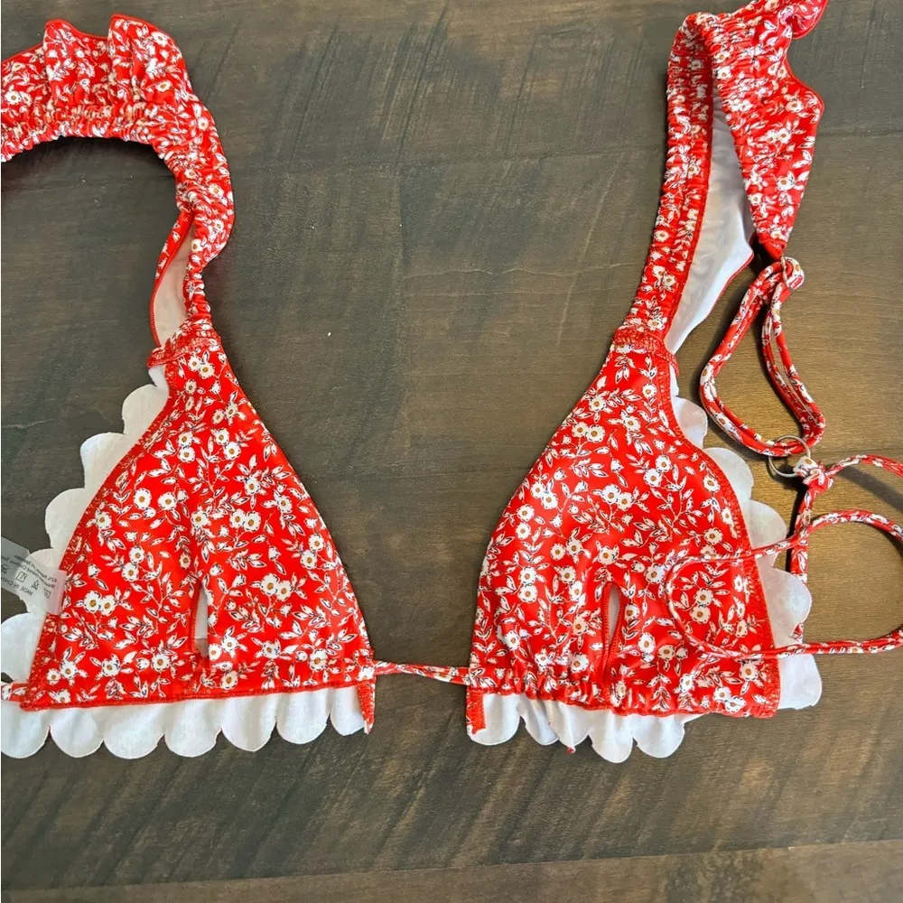 3/$20 Red Floral Bikini - Image 14