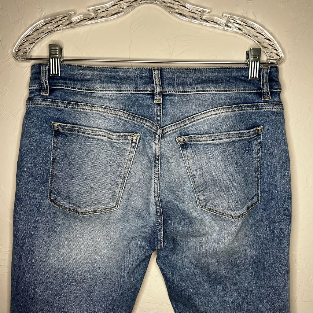 DL1961 Florence Instasculpt Crop Belmont Skinny Mixed Denim Jeans - Image 12