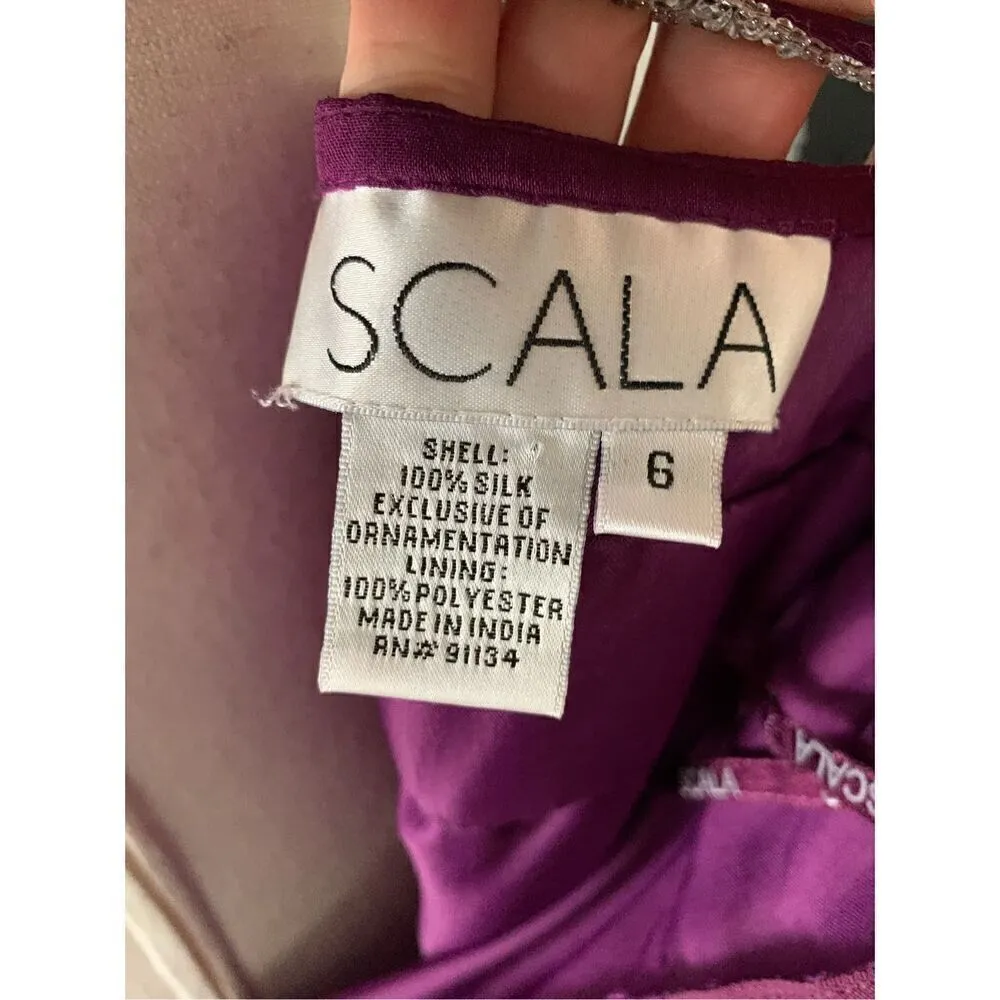 Scala Purple dress size 6 home coming/bridesmaid prom - Image 3