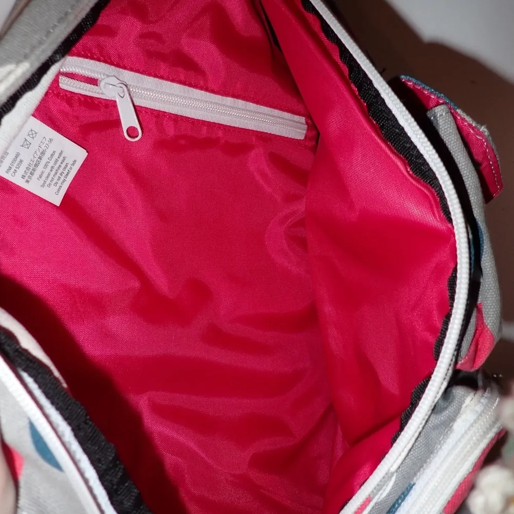 Kavu Climbers Rope Bag Cotton Shoulder Sling Backpack Got Dots Multi Pockets - Image 7