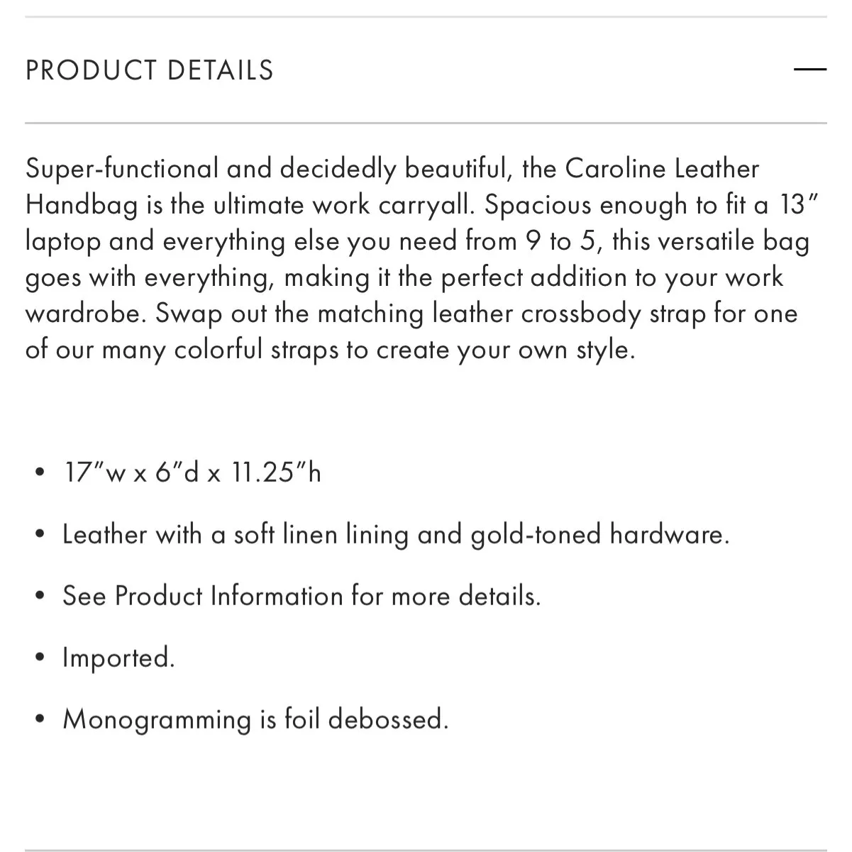 Mark & Graham Caroline Leather Handbag Tote in Camel with Crossbody Strap Tan - Image 12