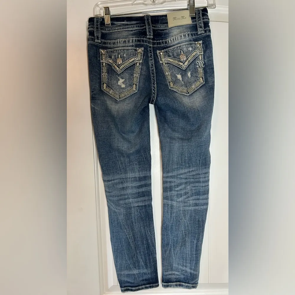 Distressed Blue Jeans - Image 3