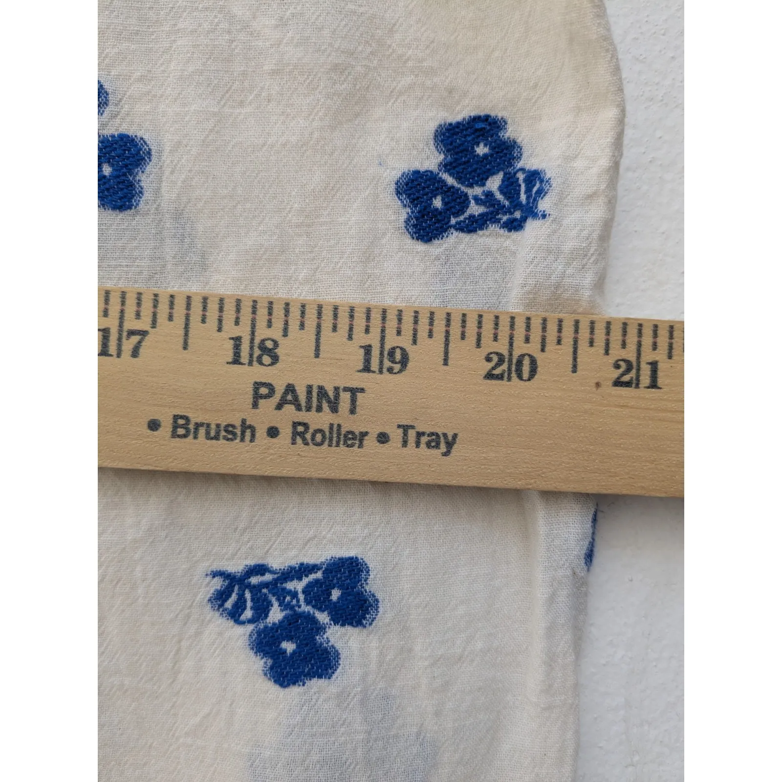 Zara Women's Pants Wide Leg Embroidered Flowers Cream Green/Blue Size Large - Image 9