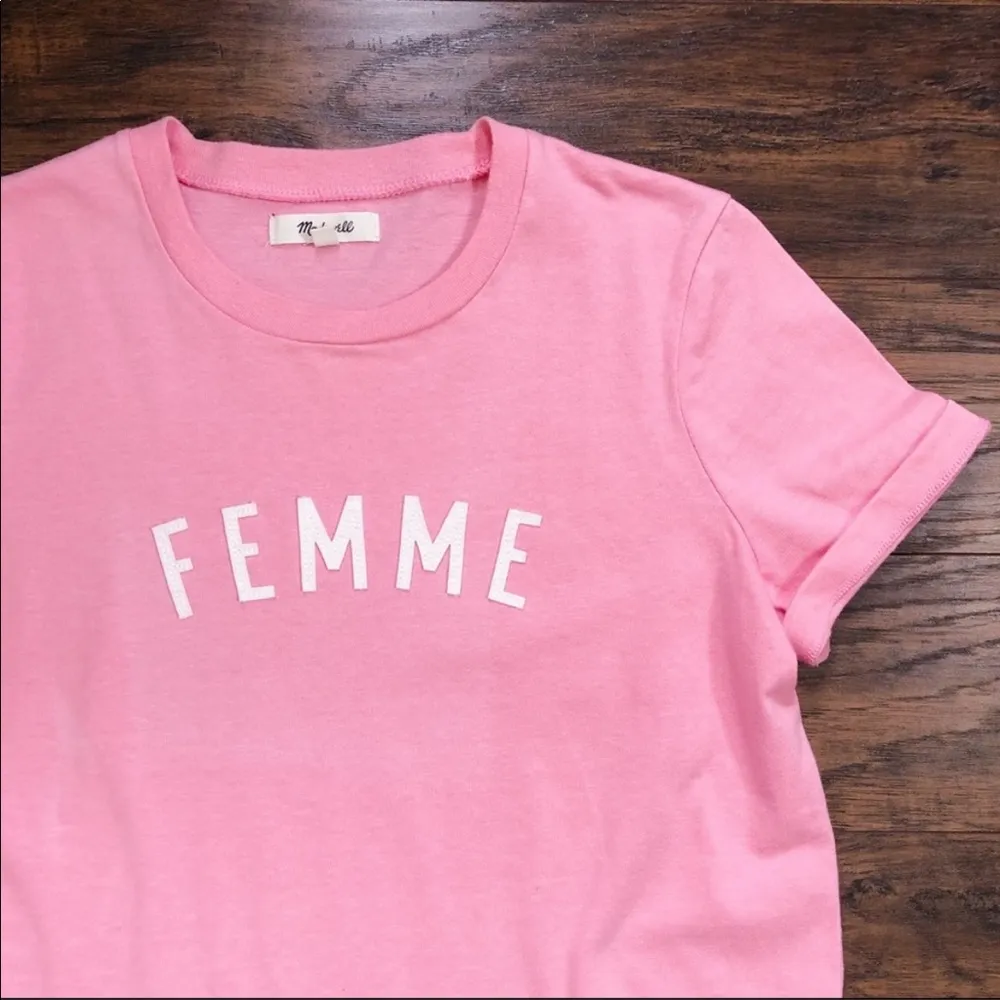 Madewell Pink Femme Tee - Image 9