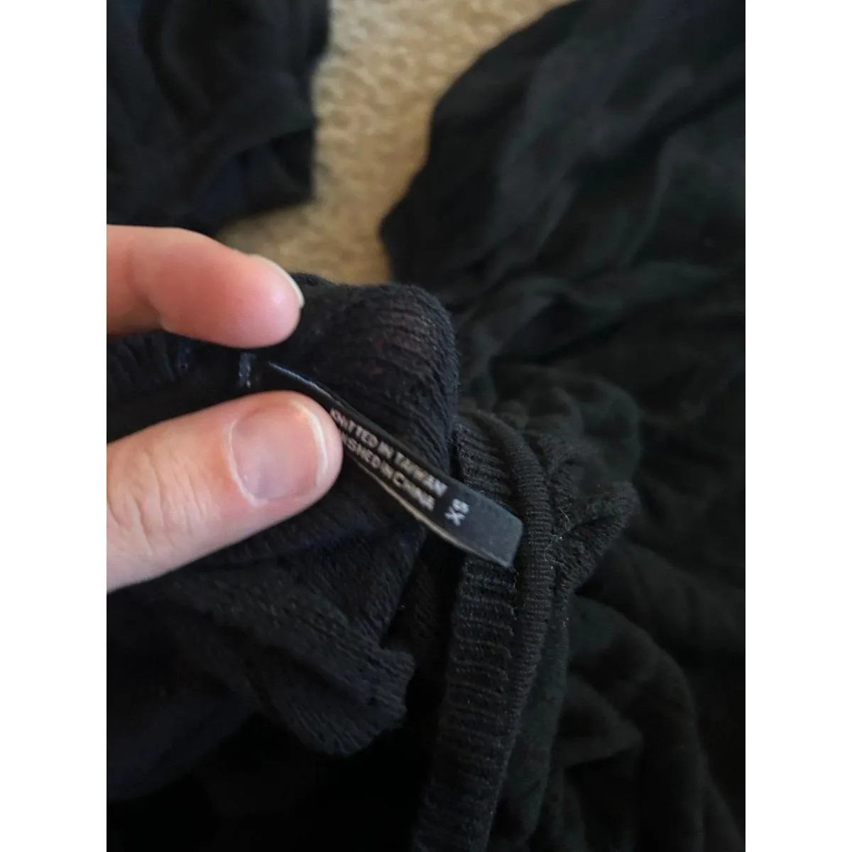 ab35 Woman size medium top cute Black - Image 6