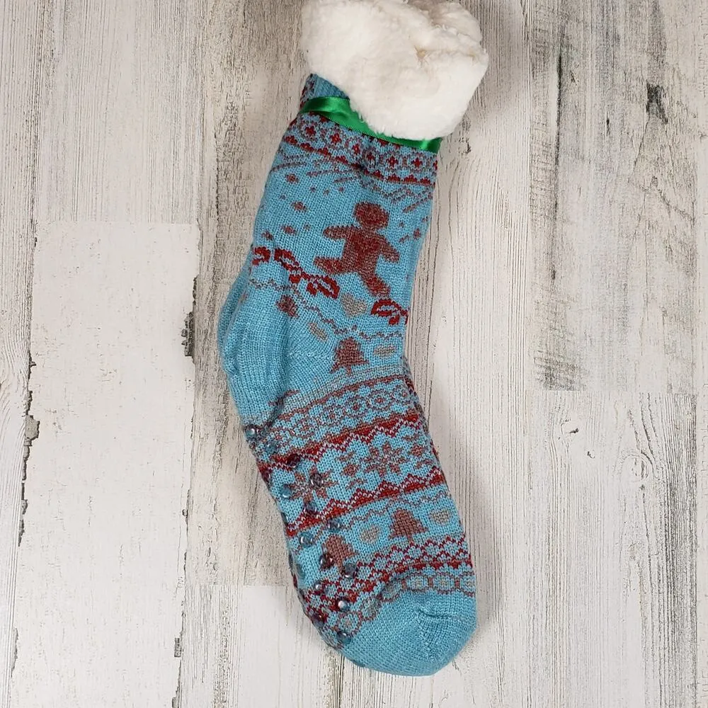 NWT Mari Clare Sherpa Lined Knit Winter Holiday Design No - Image 6