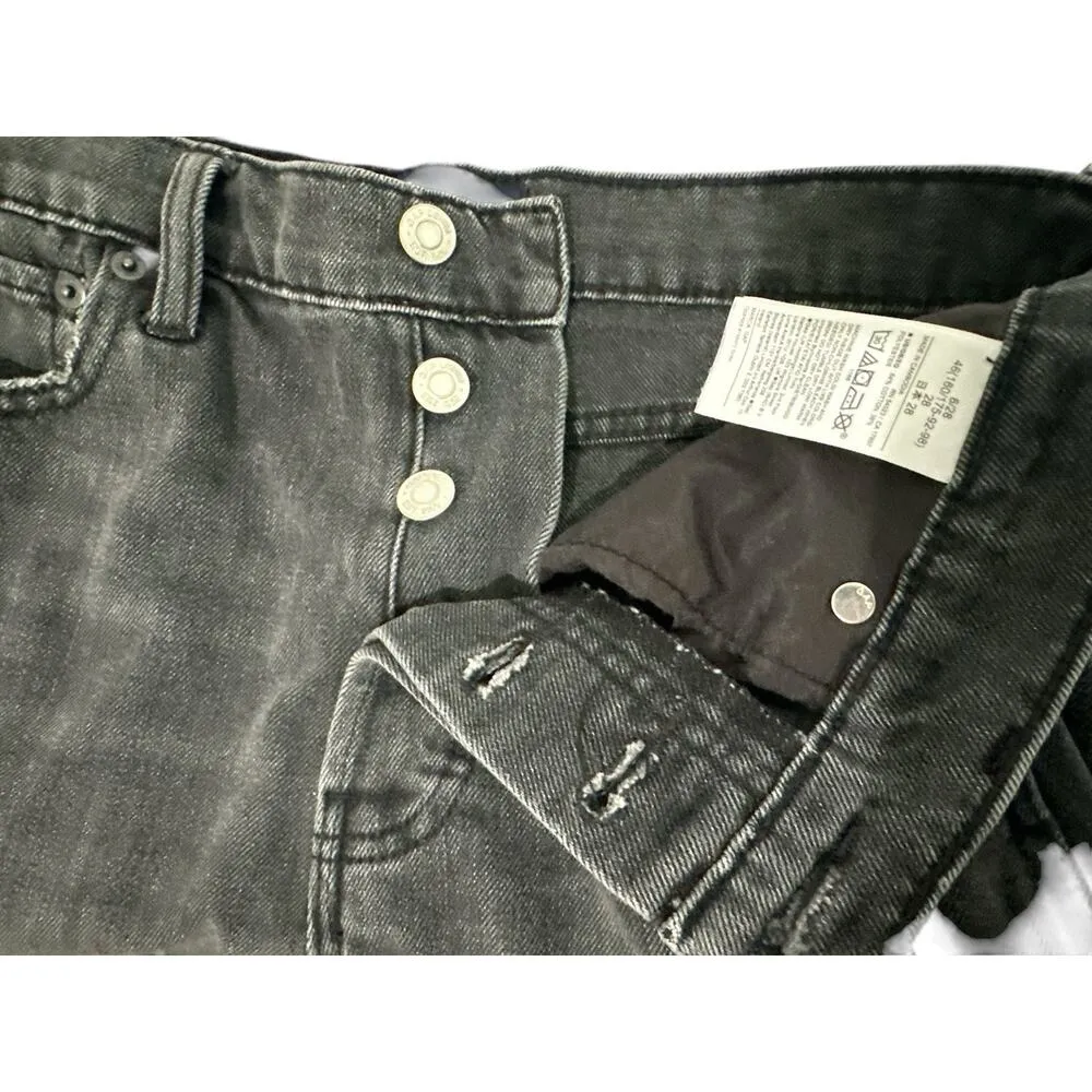 Gap Denim Women's 6/28 Short Shorts Casual Black High Rise - Image 6