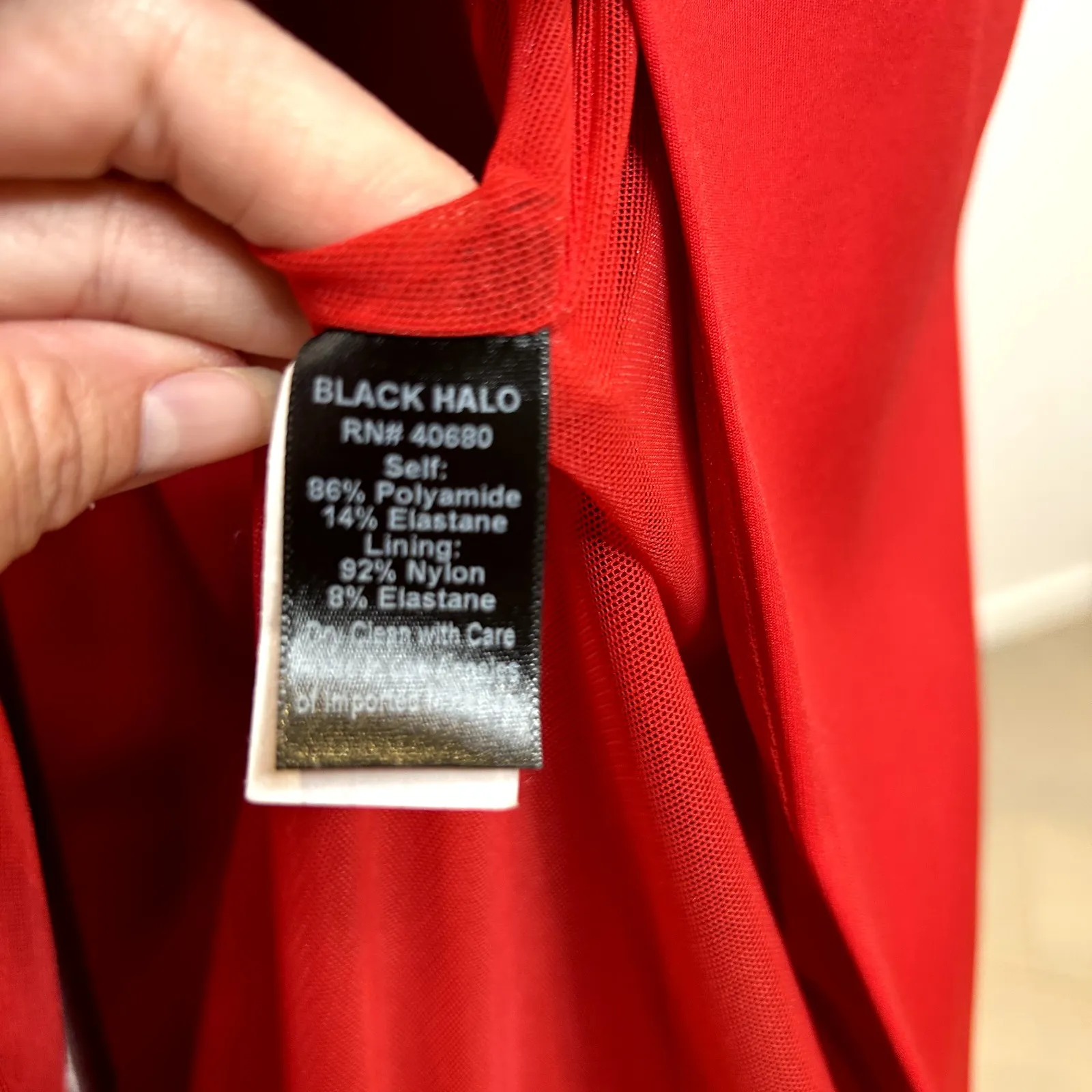 BLACK HALO EVE Padma Red Full Length Gown Size 8 Evening Dress Formal ($575) - Image 12