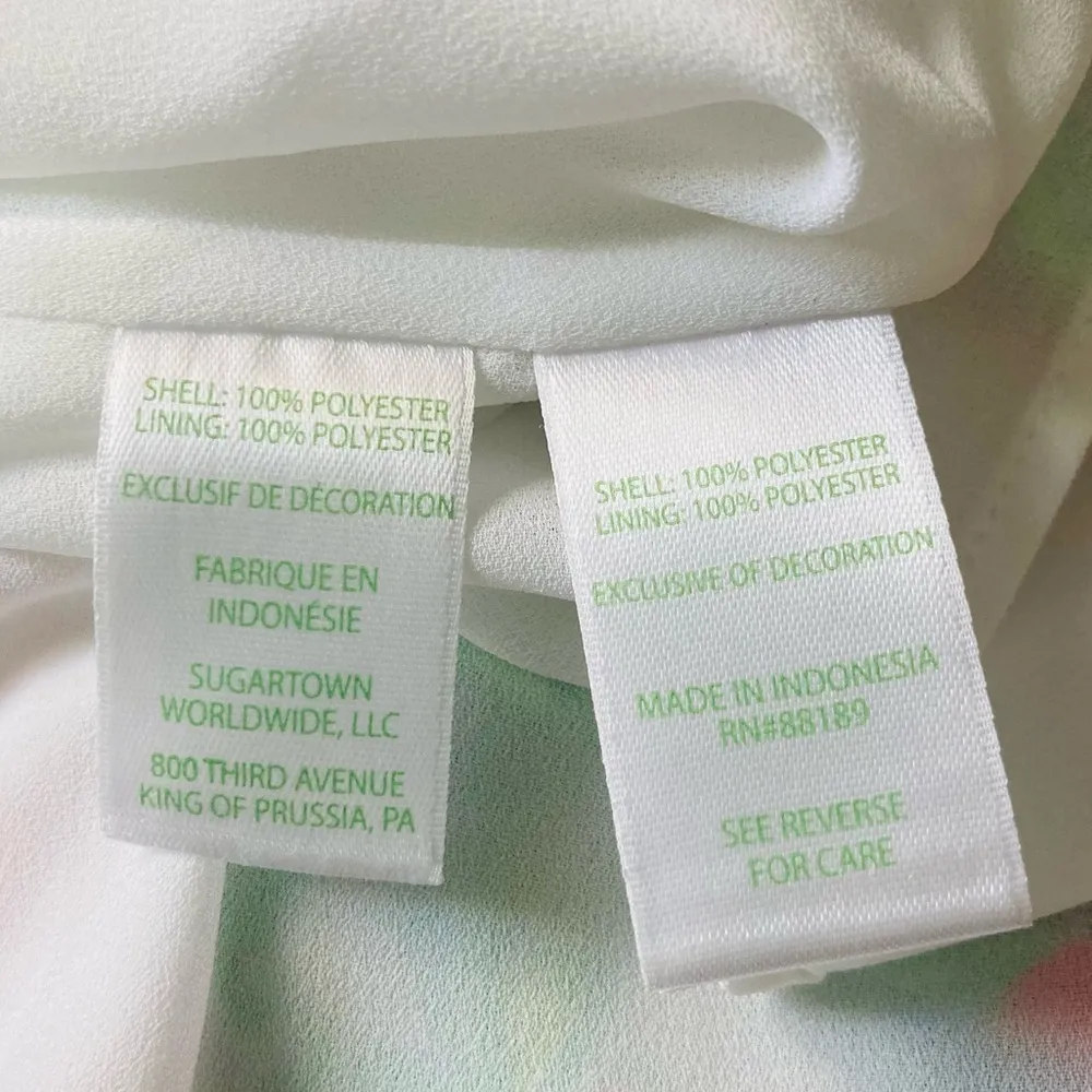 Lilly Pulitzer Caroline Lileeze bright pink and green halter swing dress. XS - Image 9