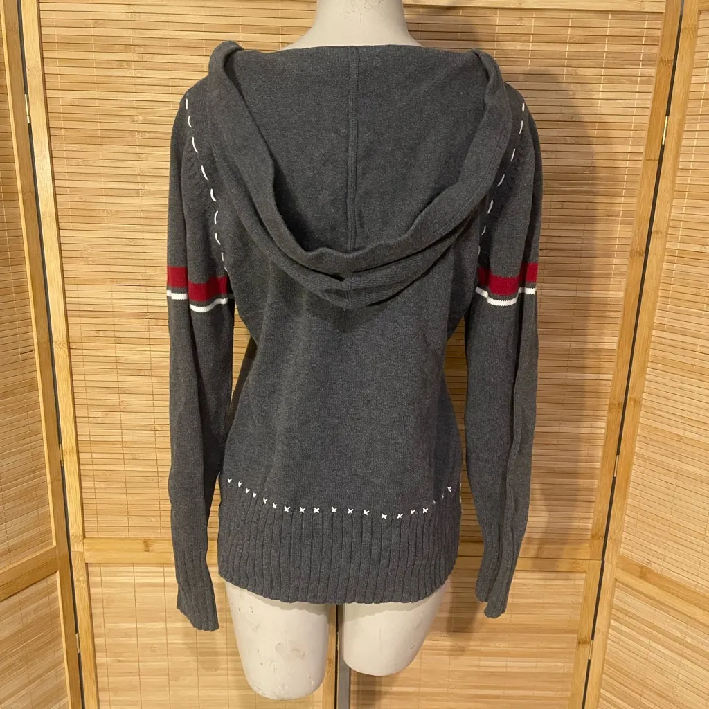 Disney Resort Mickey Mouse Gray Hooded Sweater Women's Size XL hoodie top - Image 4